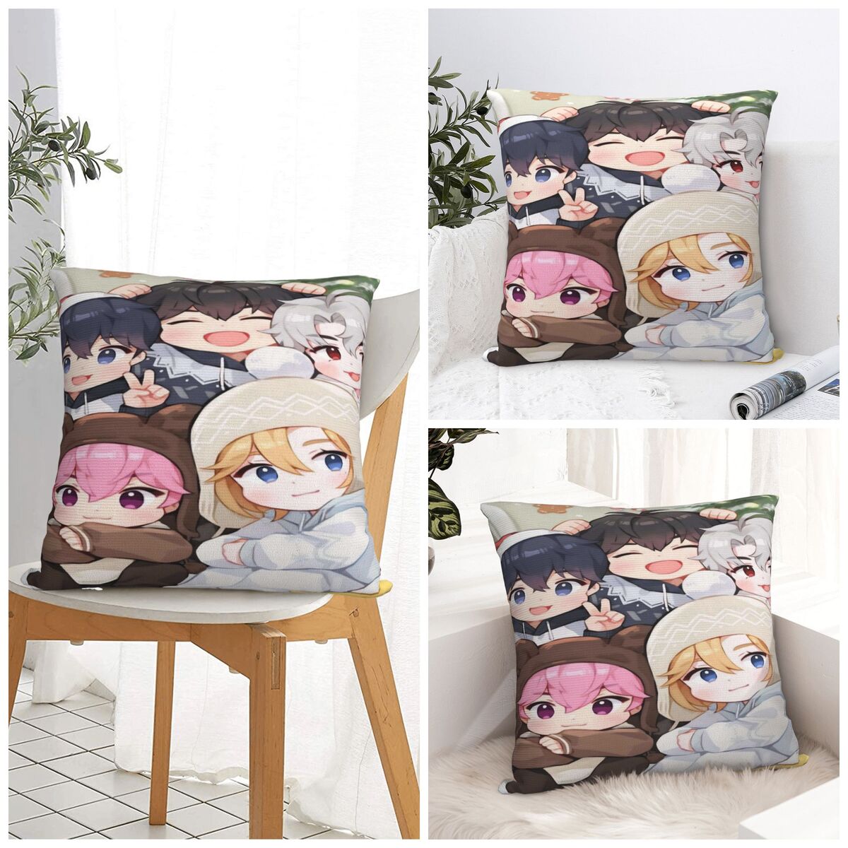 Home Decor Pt - Kpop PLAVE Caligo Pt Yastık Kılıfı