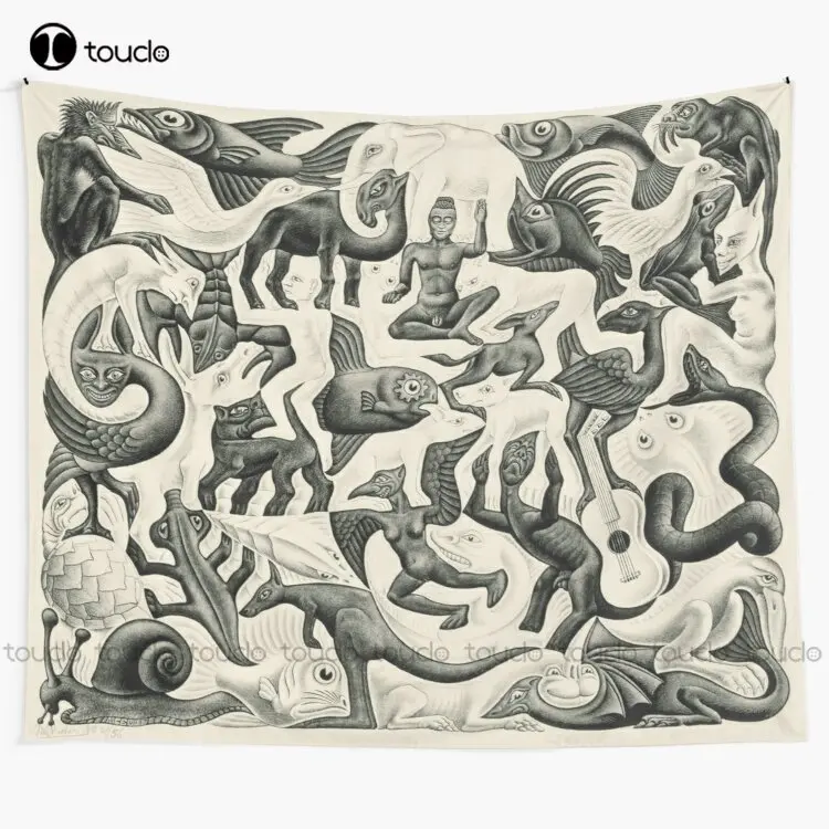 Home Decor Website - Escher - Düzlem Dolum Ii Goblen