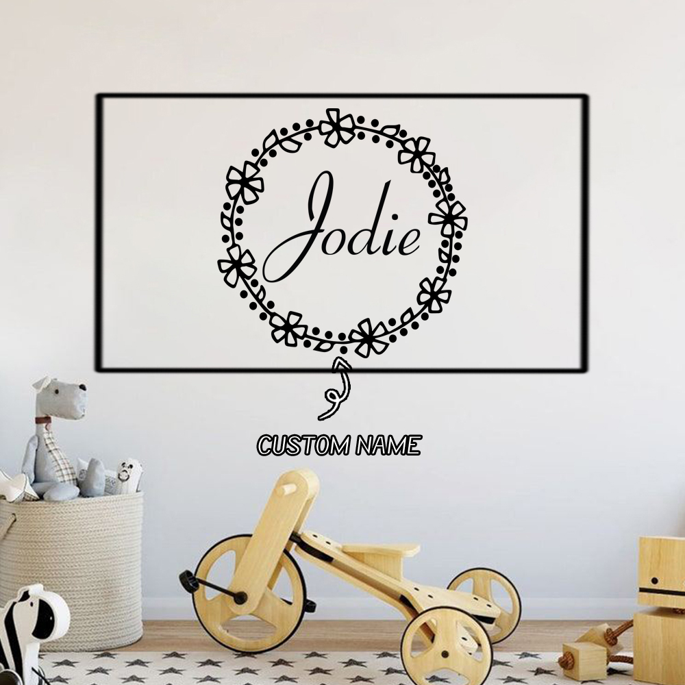 Home Decor Wall Tiles - 1 adet güzel çelenk özel metin