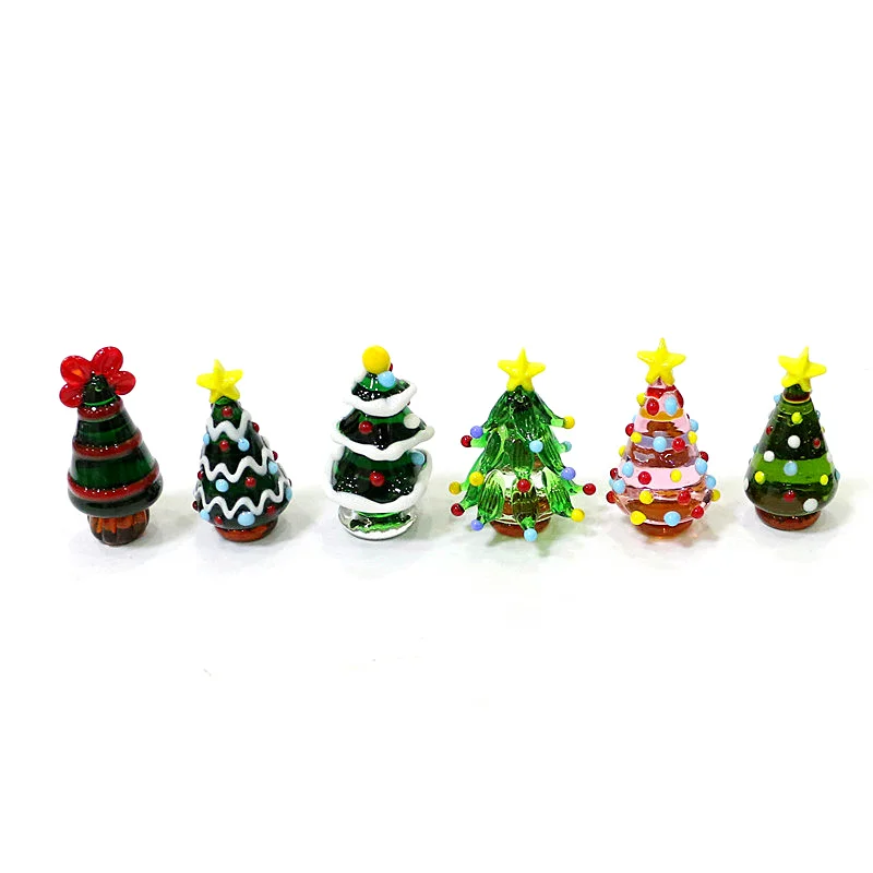 Home Xmas Decor Ideas - Özel Tasarım Sevimli Murano Cam Noel