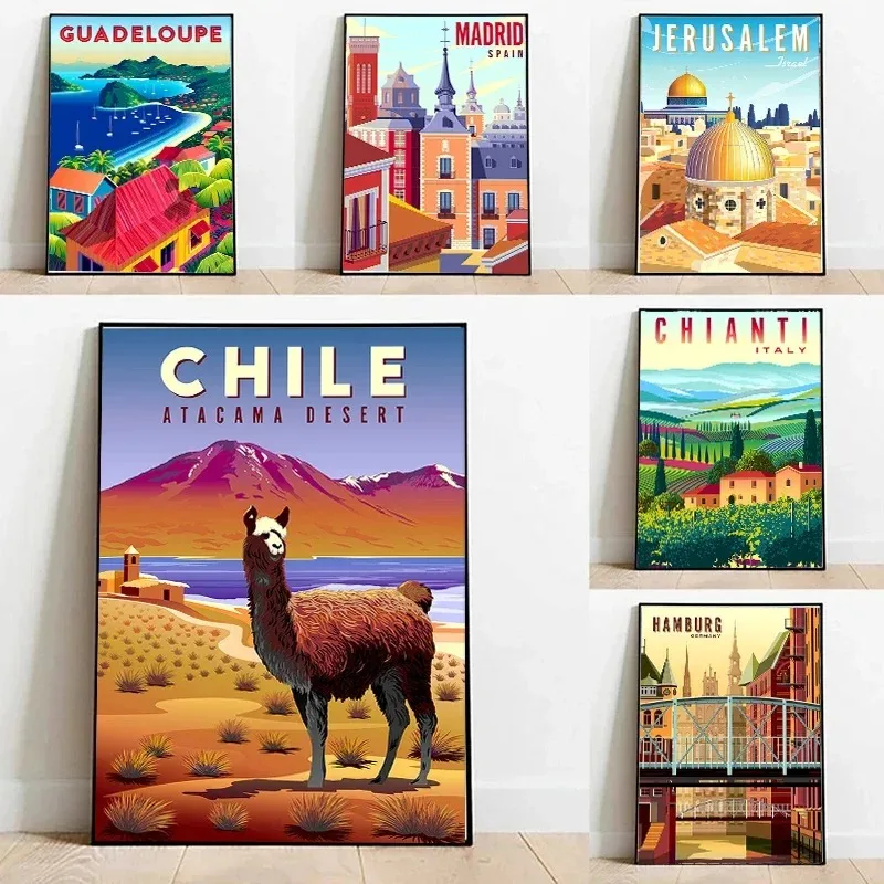 Home Decor Vietnam - İskandinav seyahat şehirler Poster baskı İtalya