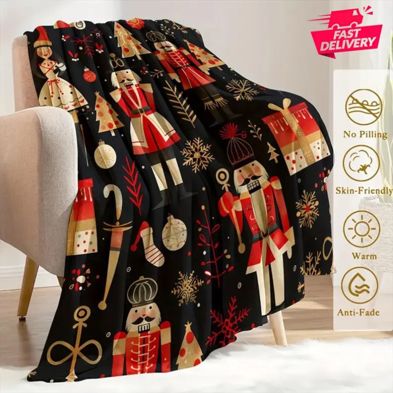 Home Xmas Decor Ideas - Noel Battaniyesi Ren Geyiği Tatil Hediyeleri