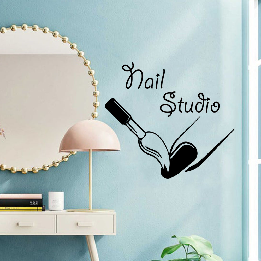 Home Decor Wall Tiles - 1 adet yaratıcı manikür özelleştirilmiş metin