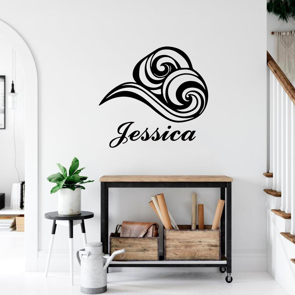 Home Decor Wall Tiles - 1 adet karikatür hava kütleli kişiselleştirilmiş