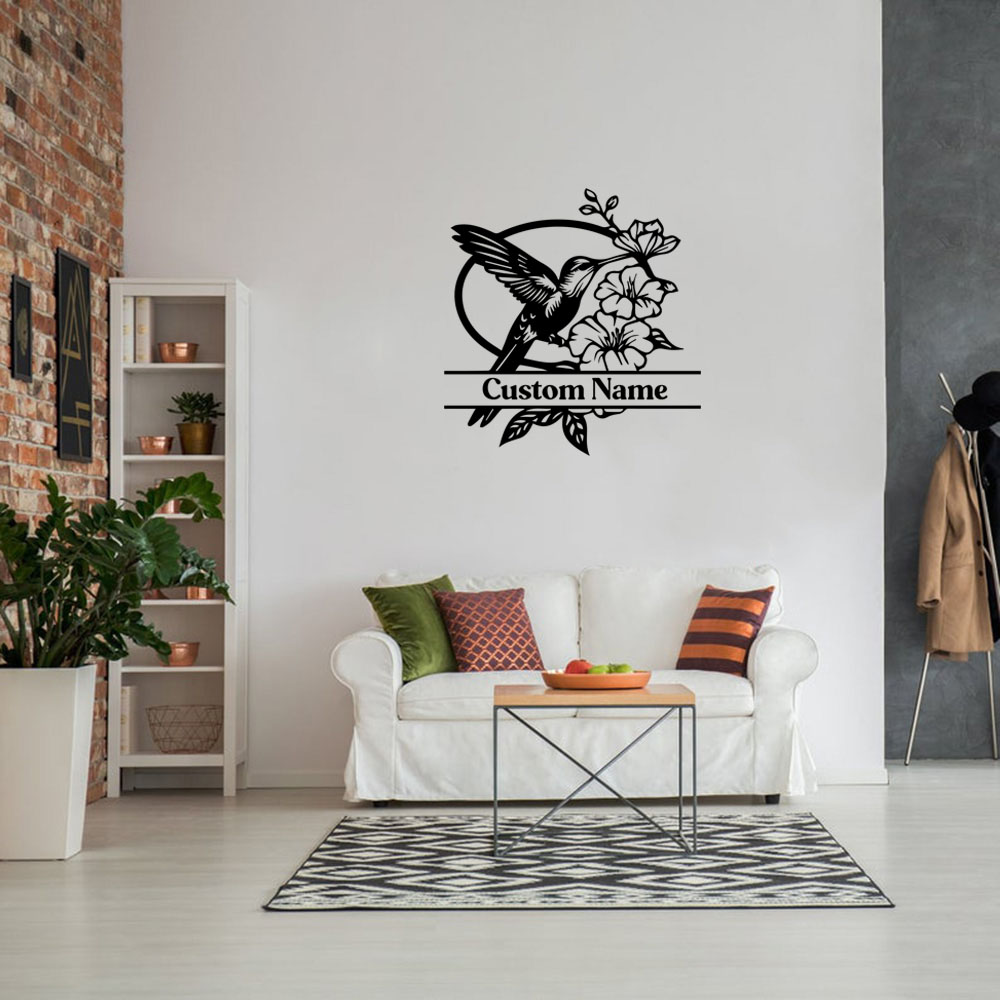 Home Decor Wall Tiles - 1 adet yaratıcı kuş çiçek özel