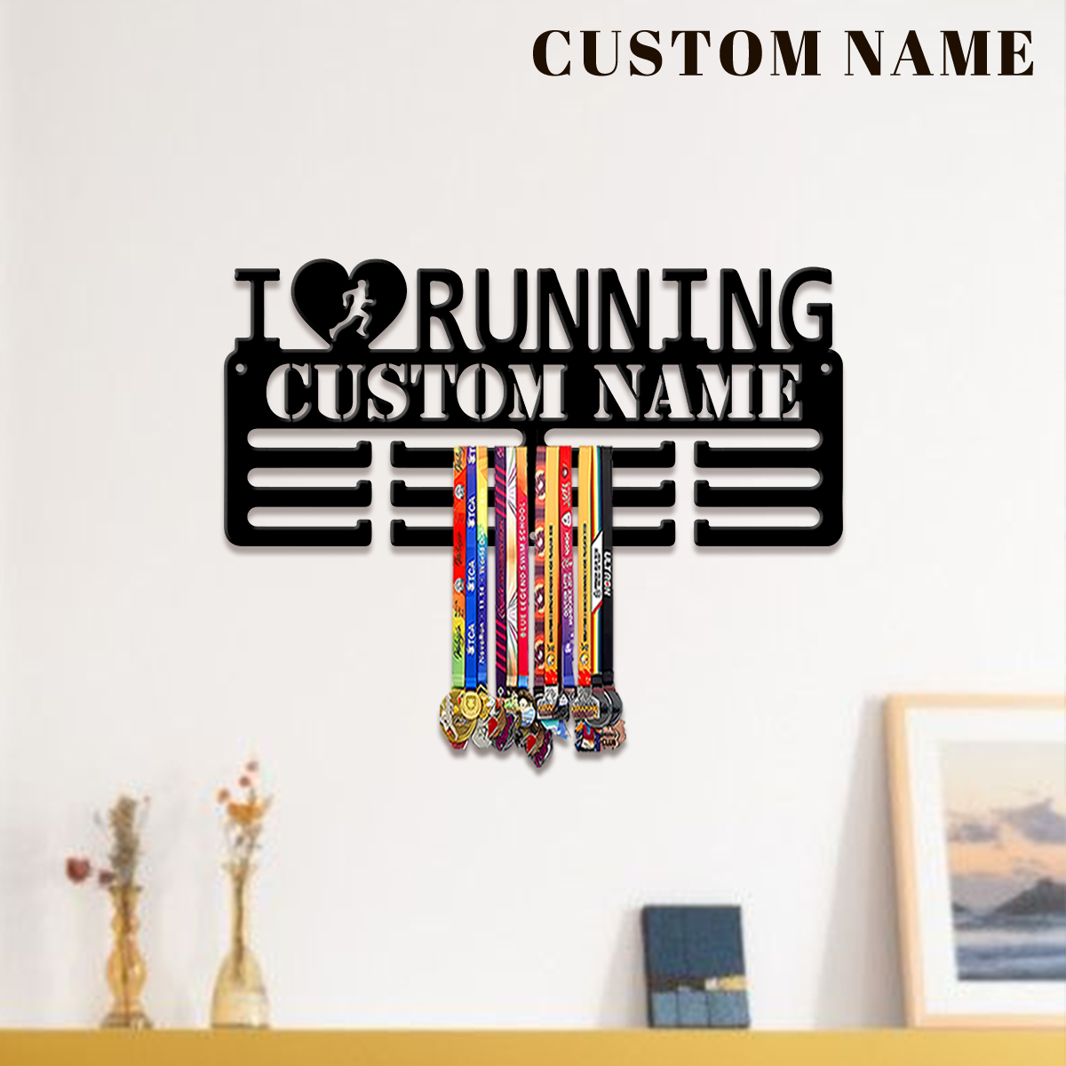 Home Decor For Birthday - Özel Tasarım Koşmayı Seviyorum Metal Madalya