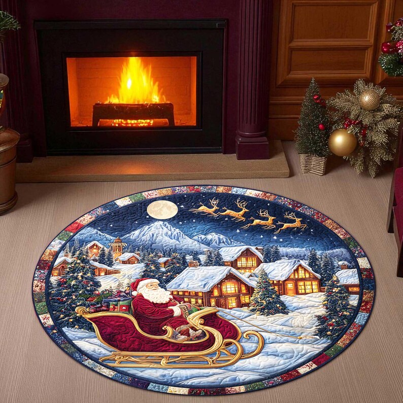 Noel Baba Kızağı Noel Yuvarlak - Home Xmas Decor Ideas incelemesi ve fiyatı