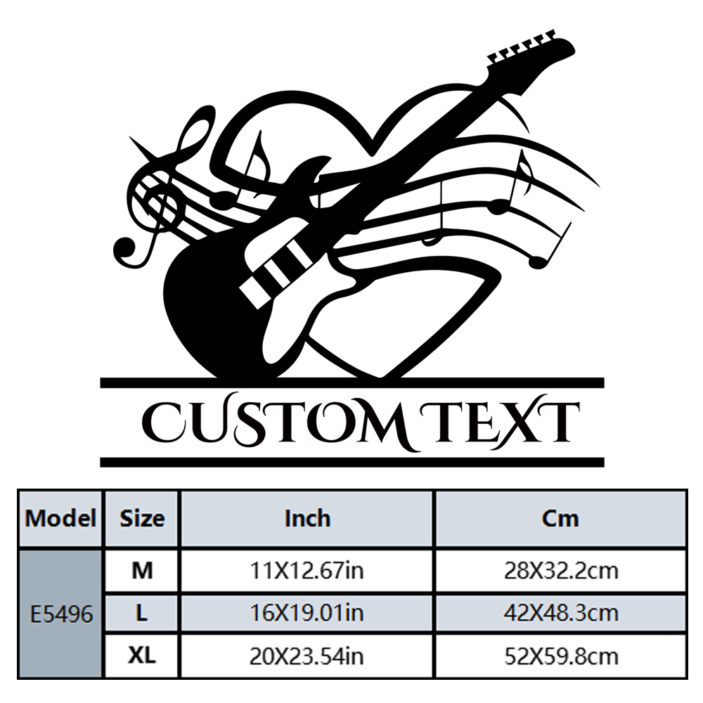 1 adet Diy gitar özel metin ev - Home Decor Wall Tiles incelemesi ve fiyatı