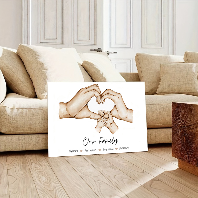 Kişiselleştirilmiş Özel Aile E - Home Decor Canvas incelemesi ve fiyatı