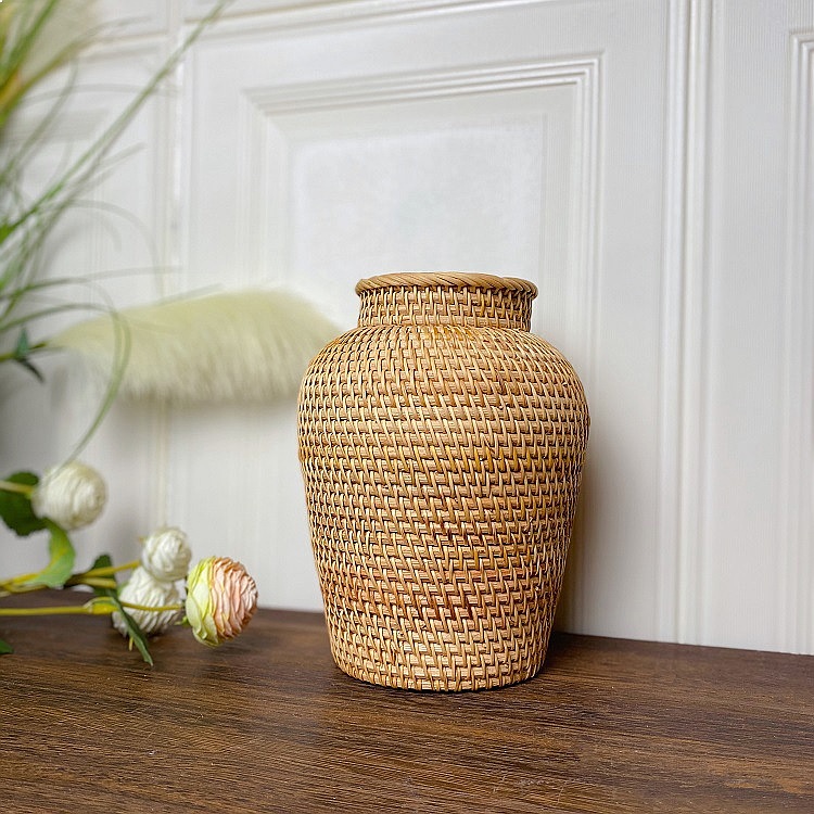 Vietnam Rattan Örgülü Vazo Min - Home Decor Vietnam incelemesi ve fiyatı