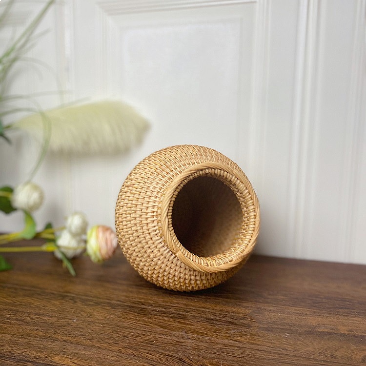 Vietnam Rattan Örgülü Vazo Min - Home Decor Vietnam incelemesi ve fiyatı