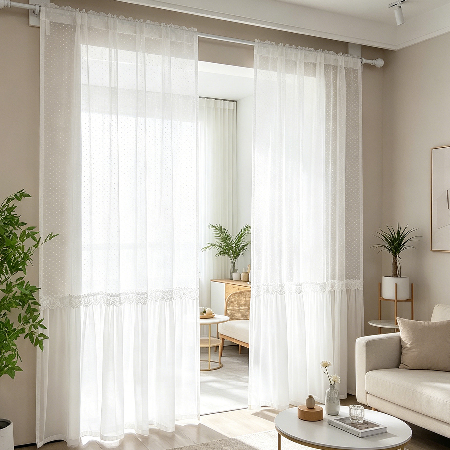 Fransız Romantik Şeffaf Perde, - Home Decor Under 100 incelemesi ve fiyatı