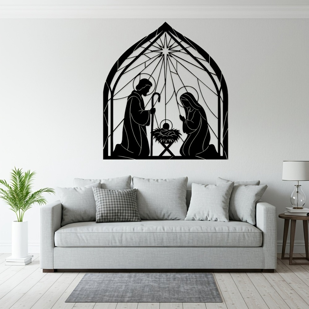 CIFBUY Dini İsa Doğuşu Metal D - Home Decor Living Room incelemesi ve fiyatı