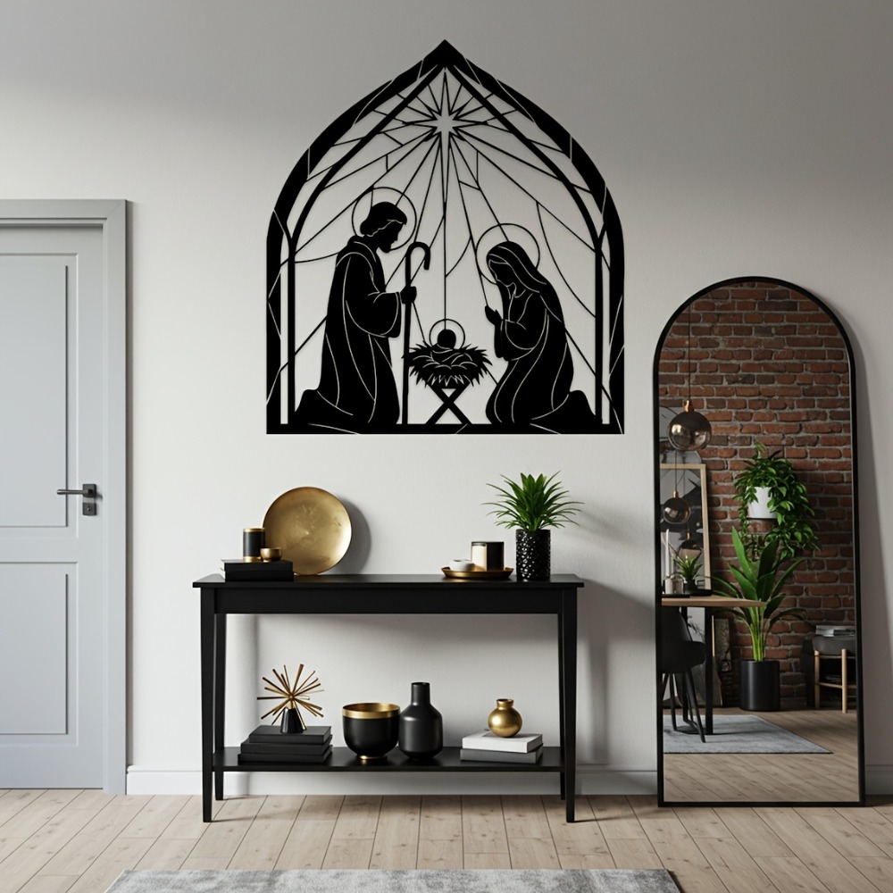 CIFBUY Dini İsa Doğuşu Metal D - Home Decor Living Room incelemesi ve fiyatı