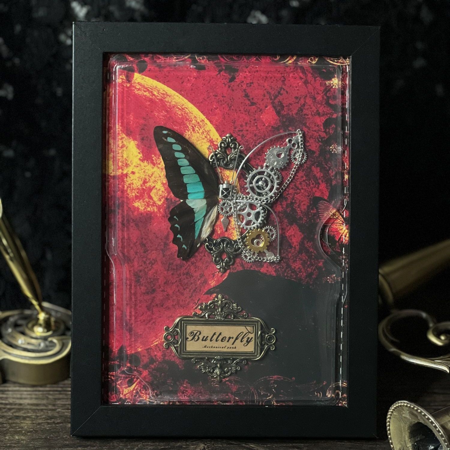 Steampunk Kelebek Çerçevesi DI - Home Decor Gothic incelemesi ve fiyatı