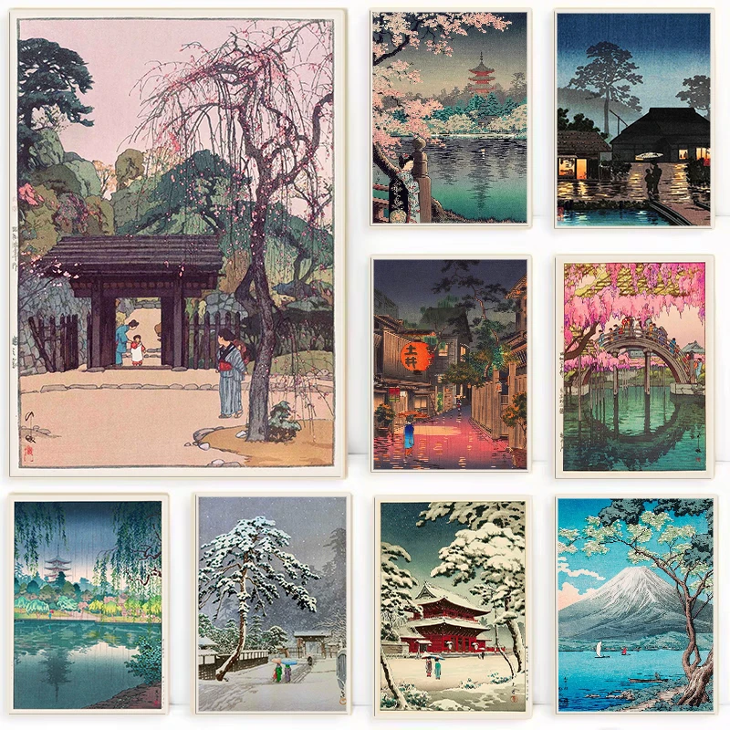 Retro Ukiyo-e Geleneksel Japon - Home Decor Tokyo incelemesi ve fiyatı