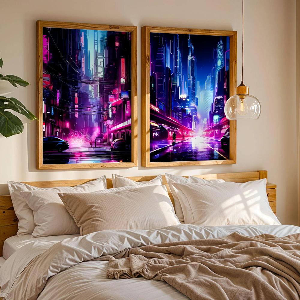 Tokyo Neon Fütüristik Şehir So - Home Decor Tokyo incelemesi ve fiyatı