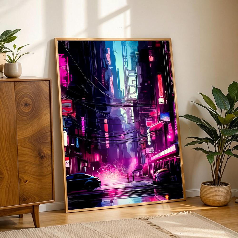 Tokyo Neon Fütüristik Şehir So - Home Decor Tokyo incelemesi ve fiyatı