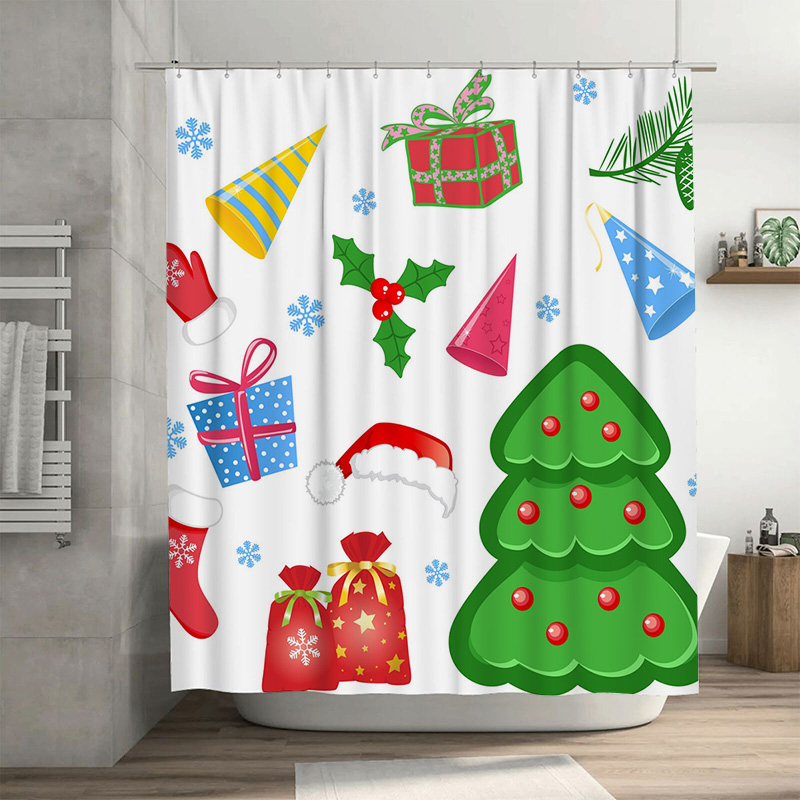 TU Duş Perdesi Noel Orman Geyi - Home Xmas Decor Ideas incelemesi ve fiyatı