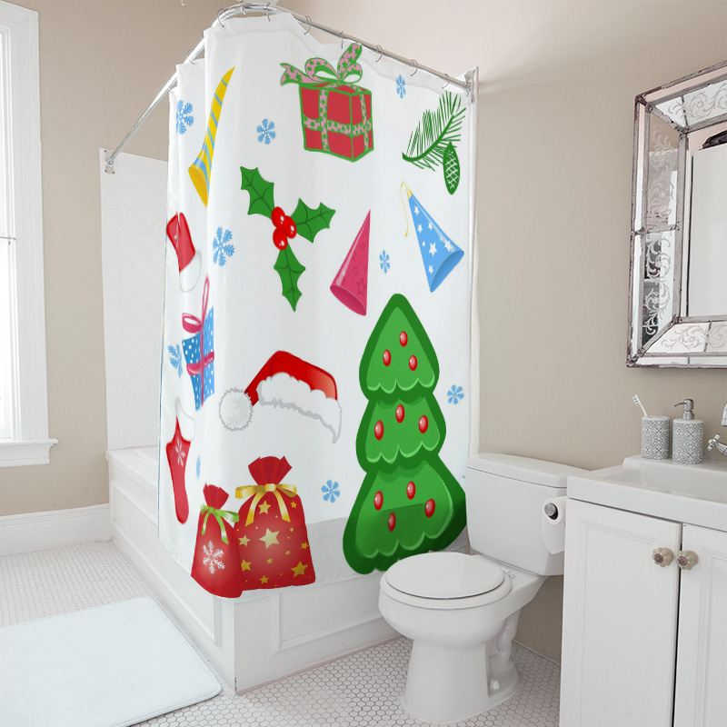 TU Duş Perdesi Noel Orman Geyi - Home Xmas Decor Ideas incelemesi ve fiyatı