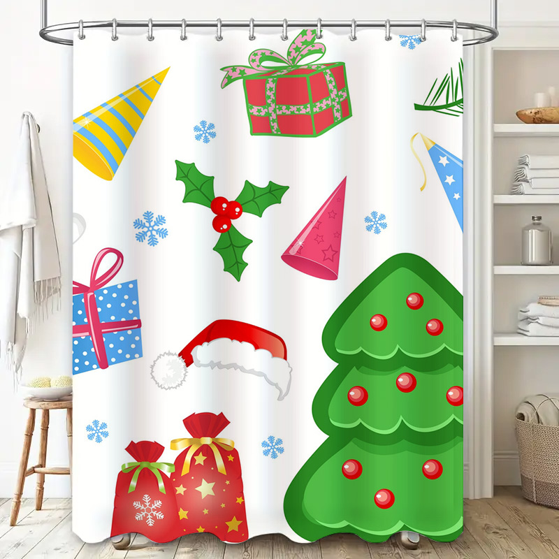 TU Duş Perdesi Noel Orman Geyi - Home Xmas Decor Ideas incelemesi ve fiyatı