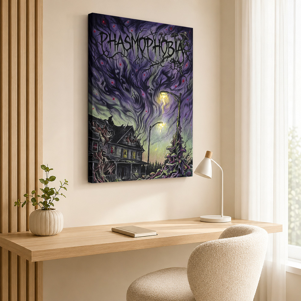 Fazmofobi Korku Evi Sanat Eser - Home Decor Gothic incelemesi ve fiyatı