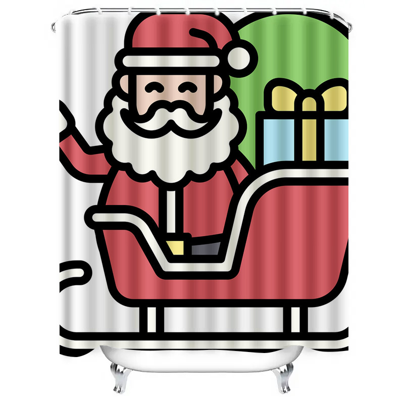 TU Noel Baba Duş Perdesi Şenli - Home Xmas Decor Ideas incelemesi ve fiyatı