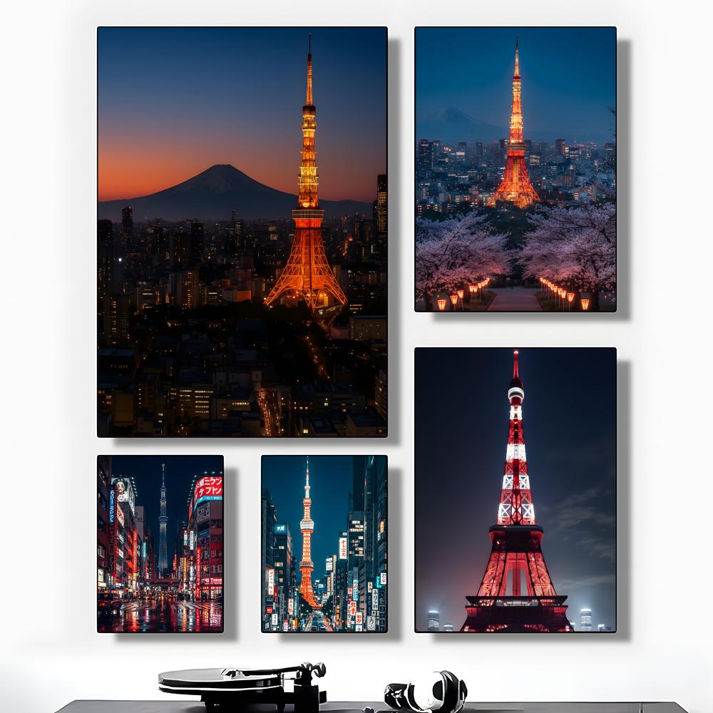 Tokyo Kulesi Gece Görünümü Sim - Home Decor Tokyo incelemesi ve fiyatı
