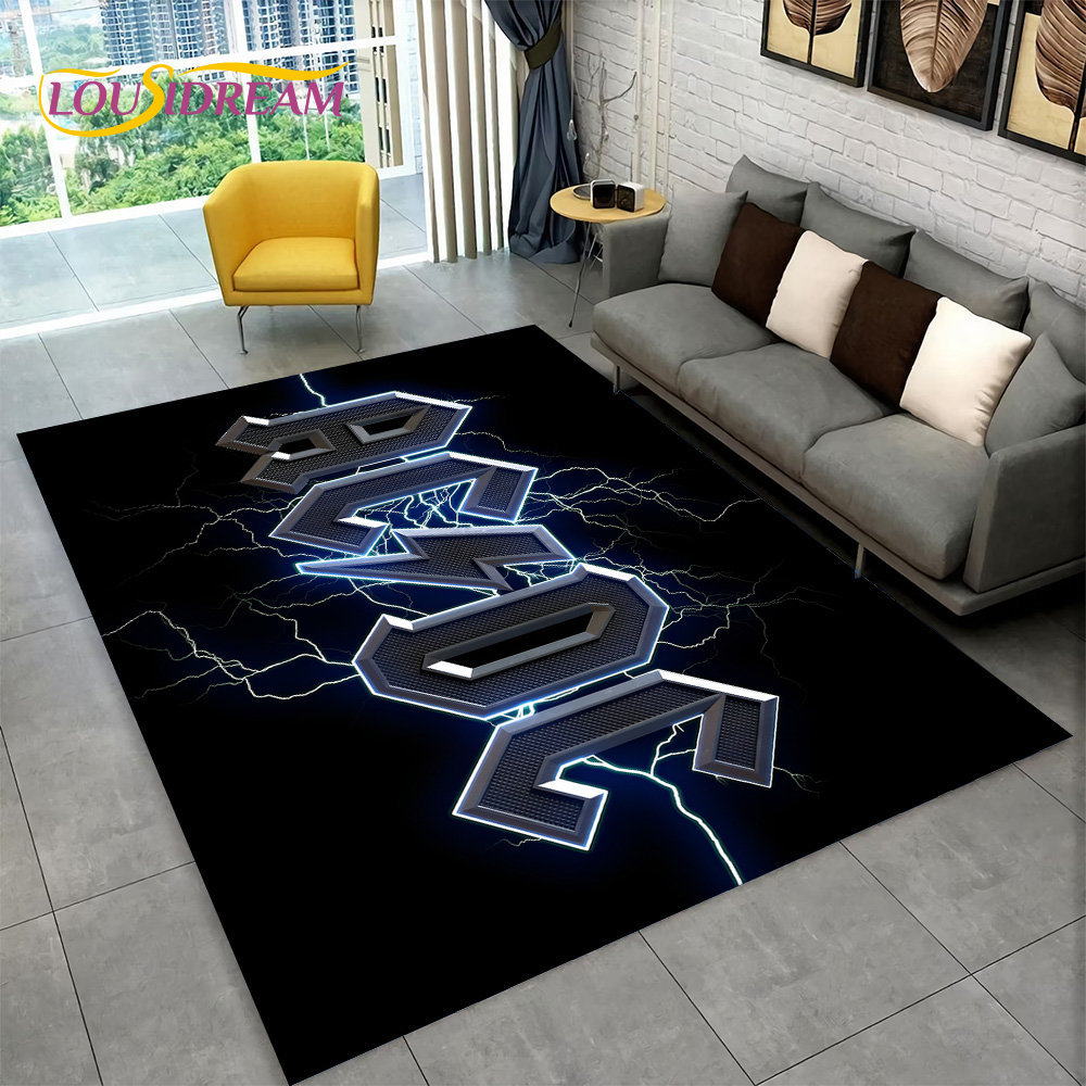 AC/DC Rock Band Alan Halısı Bü - Home Decor Under 100 incelemesi ve fiyatı
