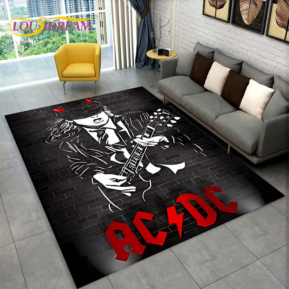 AC/DC Rock Band Alan Halısı Bü - Home Decor Under 100 incelemesi ve fiyatı