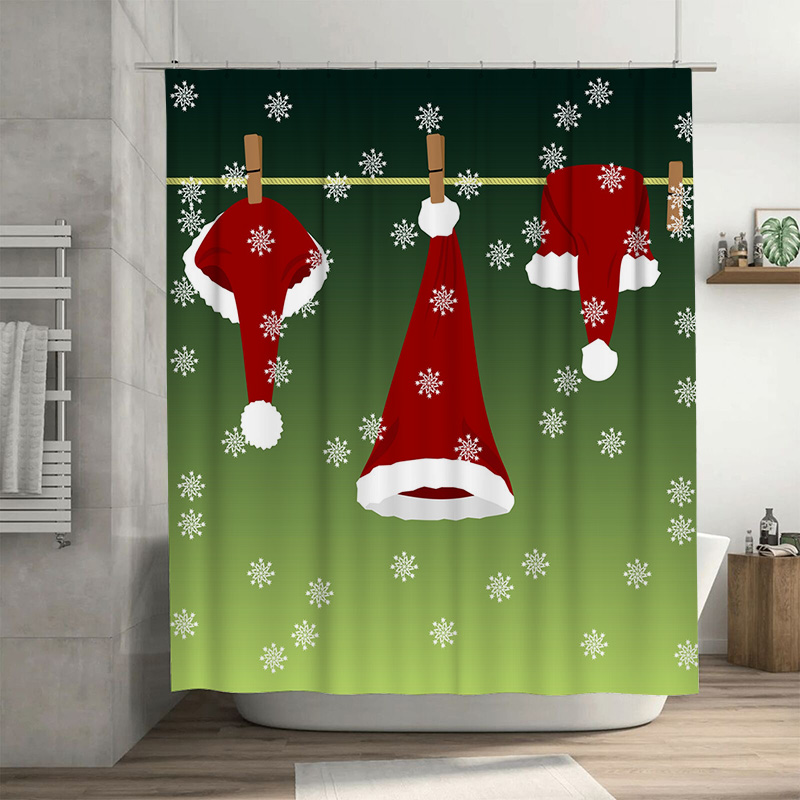 TU Festival Noel Duş Perdesi K - Home Xmas Decor Ideas incelemesi ve fiyatı