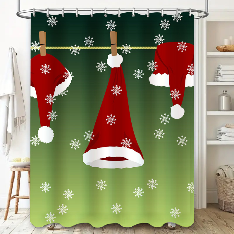 TU Festival Noel Duş Perdesi K - Home Xmas Decor Ideas incelemesi ve fiyatı
