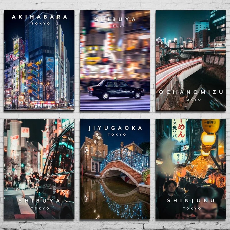 Tokyo Japonya Manzara Posteri  - Home Decor Tokyo incelemesi ve fiyatı