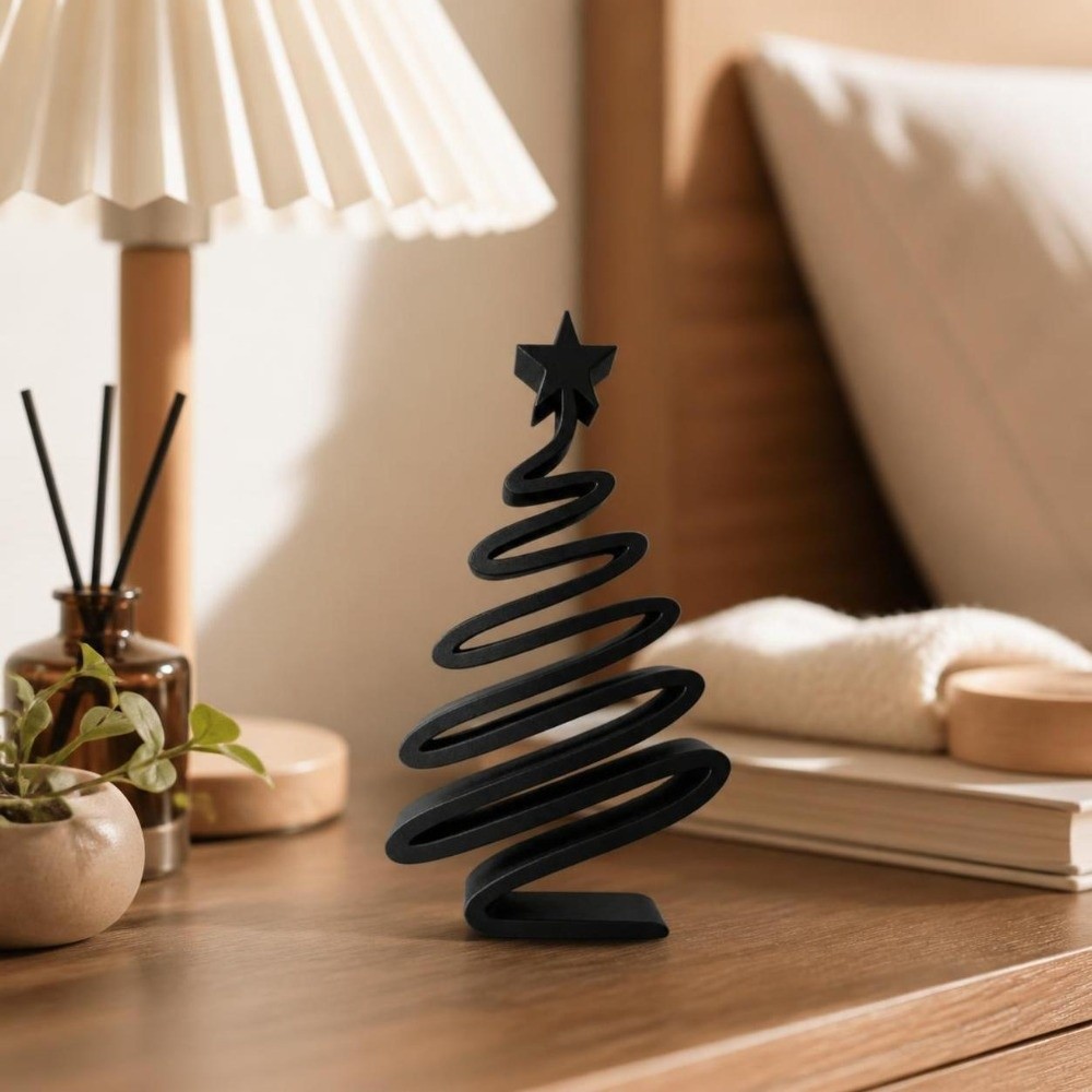 3D Baskılı Noel Figürü Spiral  - Home Xmas Decor Ideas incelemesi ve fiyatı