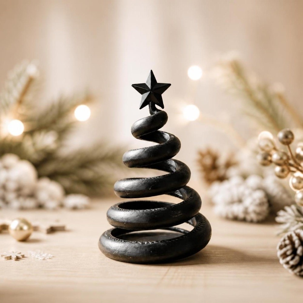 3D Baskılı Noel Figürü Spiral  - Home Xmas Decor Ideas incelemesi ve fiyatı