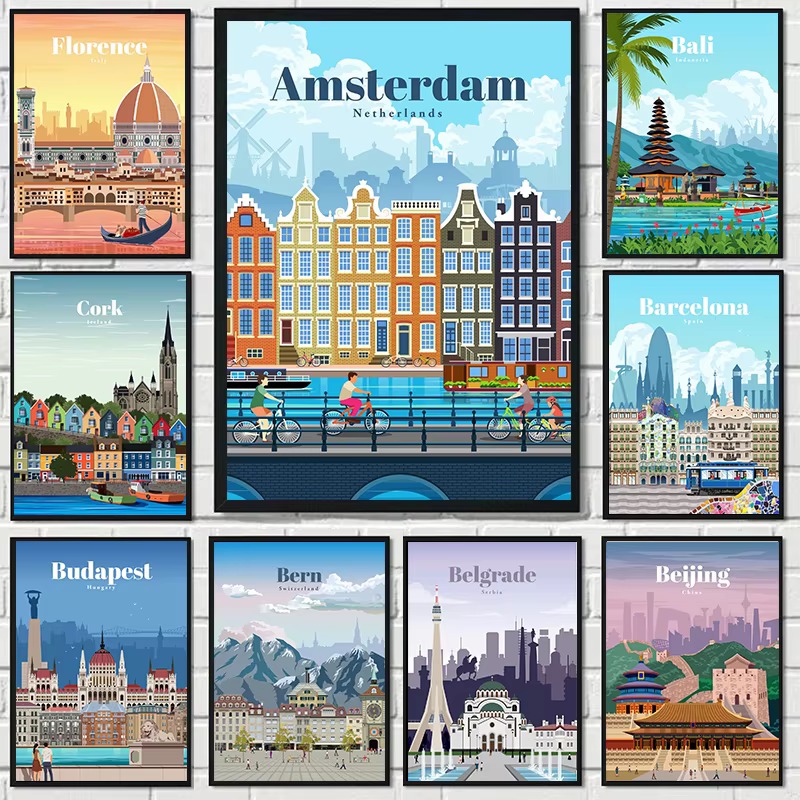 Elmas Boyama Amsterdam Tokyo L - Home Decor Tokyo incelemesi ve fiyatı
